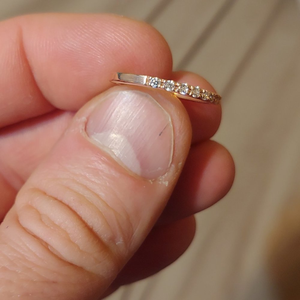 2.48cts Engagement Ring! Diamond Alternative; RARE 14k Rose Gold Ring, Round Cut